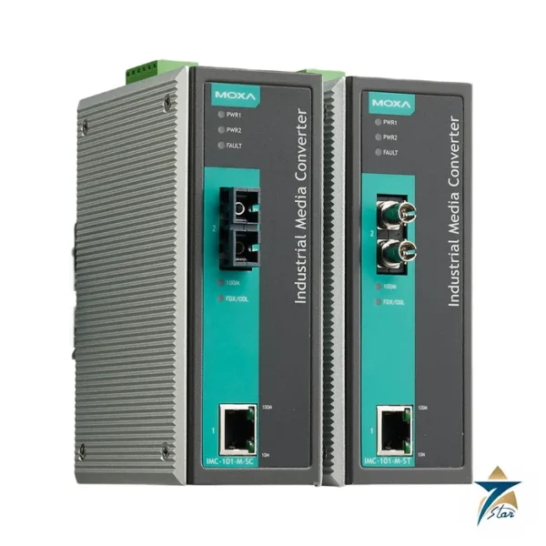 Moxa IMC-101-M-SC Media Converter, Multi-Mode SC, official Moxa family image