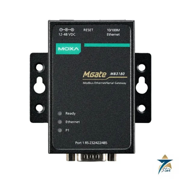Moxa MGate MB3180 1-port standard Modbus gateway