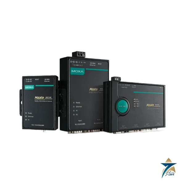 Moxa MGate MB3280 2-Port Standard Modbus TCP Gateway, official Moxa family image