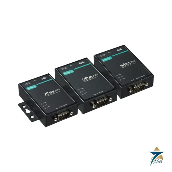 Moxa NPort 5150A 1-Port RS-232/422/485 Serial Device Server, official Moxa family image
