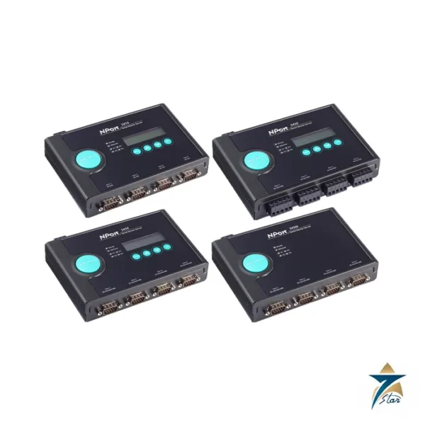 Moxa NPort 5450 4-Port RS-232/422/485 Serial Device Server, official Moxa image