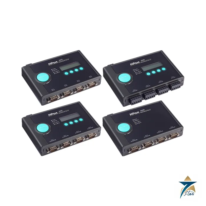 moxa-nport-5450 Moxa NPort 5450 4-Port RS-232/422/485 Serial Device Server, official Moxa image