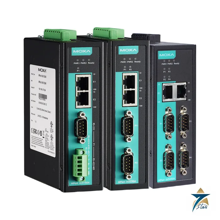 moxa-nport-ia5150a Moxa NPort IA5150A 1-Port Serial Device Server, official Moxa family image