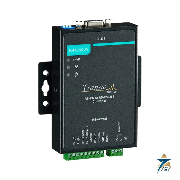 moxa-tcc-100 Moxa TCC-100 RS-232 to RS-422/485 Converter, official Moxa image