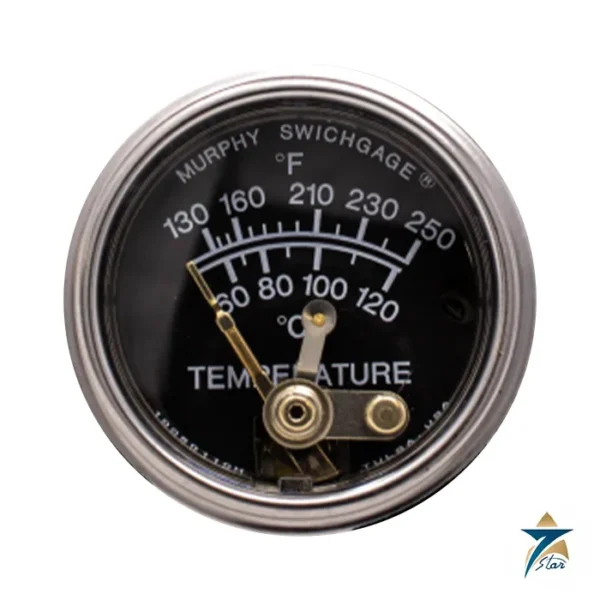 Murphy 20T Series temperature Swichgage gauge with limit contact