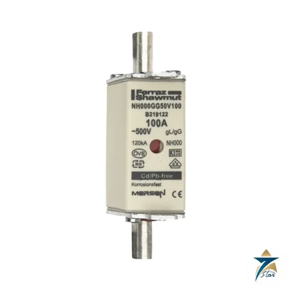 Mersen NH000GG50V100 NH000 gG 100A fuse-link