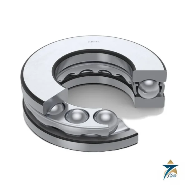 NSK single-direction thrust ball bearing cutaway