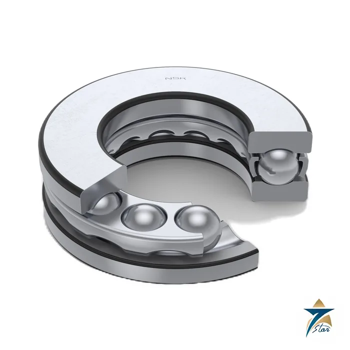 nsk-51208 NSK single-direction thrust ball bearing cutaway
