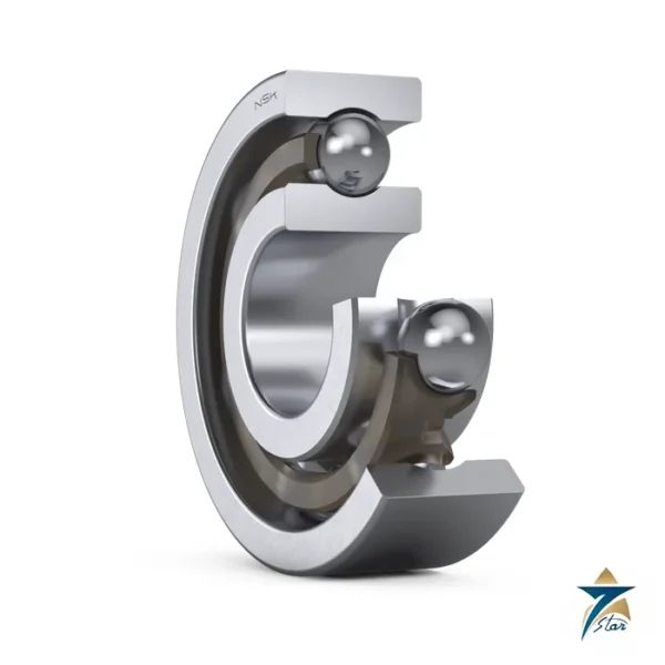 NSK 608 extra small deep groove ball bearing cutaway