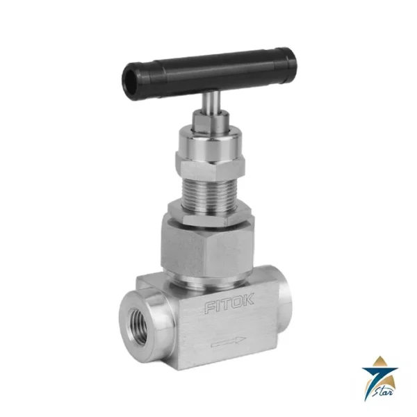 FITOK NUSS-FNS2-7 union bonnet needle valve in 316 stainless steel with 1/8 in. female NPT ends
