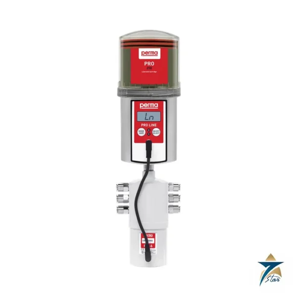 perma PRO LINE multi-point lubrication system with PRO MP-6 distributor