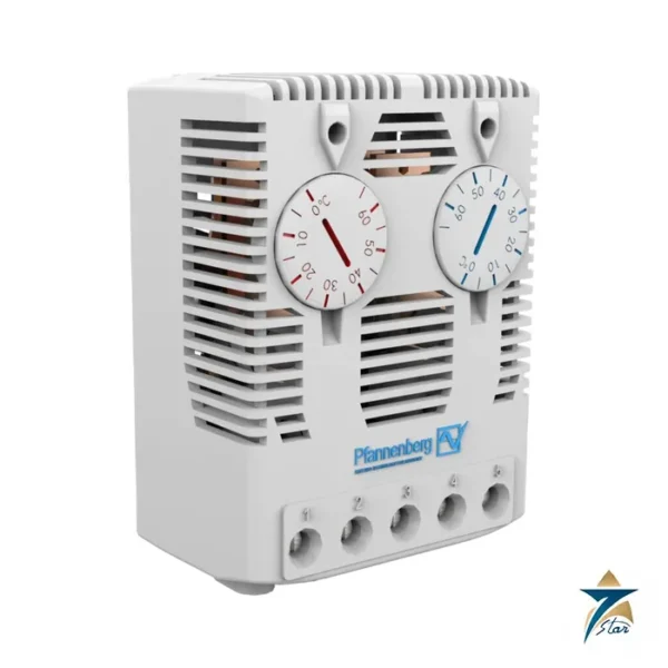 Pfannenberg FLZ 541 twin thermostat with two dials