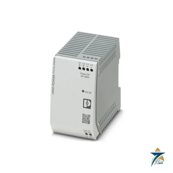 Phoenix Contact UNO-PS/1AC/24DC/100W Power Supply, 24 V DC 4.2 A Supplied by Seven Star LLC
