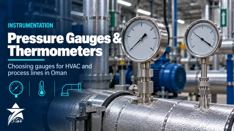 Pressure Gauge and Thermometer Supplier in Oman: How to Choose the Right Gauge for HVAC and Process Lines - Seven Star LLC