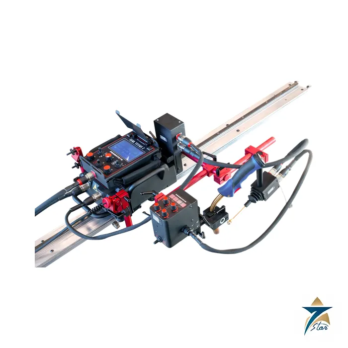 Promotech RAIL TITAN 2 modular rail welding tractor on track