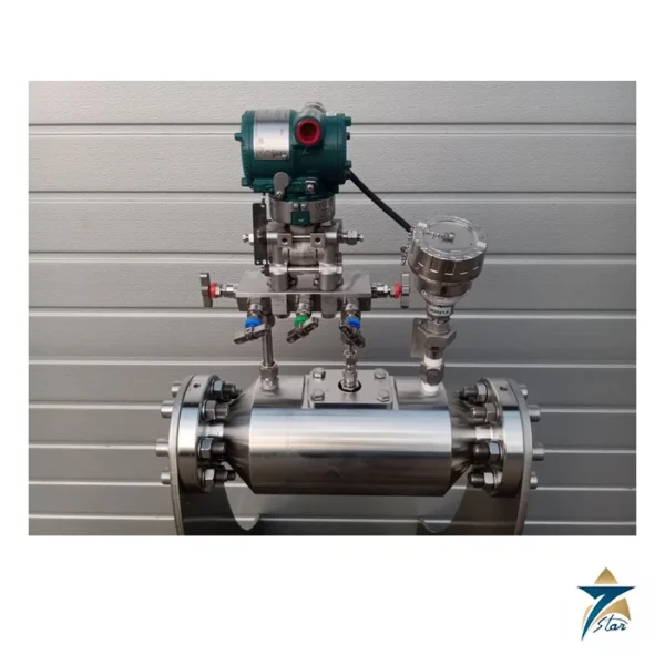 Petroleum Software esmerMPFM multiphase flow meter field unit with cone element and multivariable transmitter