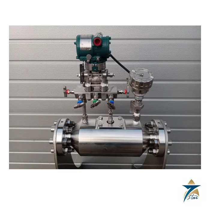 Petroleum Software esmerMPFM multiphase flow meter field unit with cone element and multivariable transmitter
