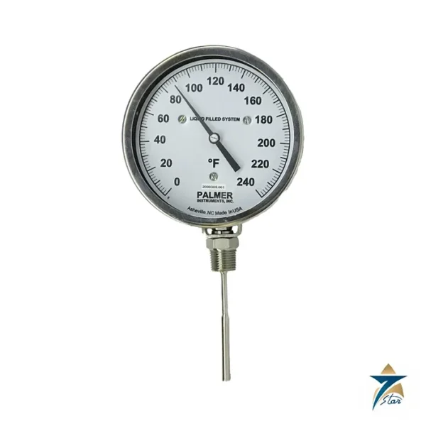 Palmer Wahl 1050 5 inch direct drive rigid stem dial thermometer