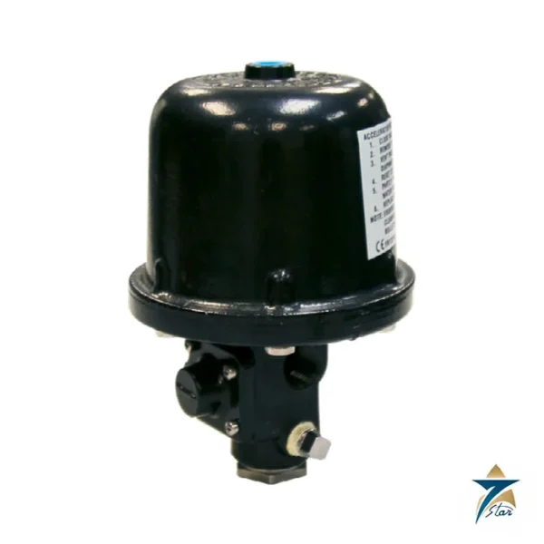 Reliable Model B1 accelerator with integral Accelo-Check (image from manufacturer bulletin 323)
