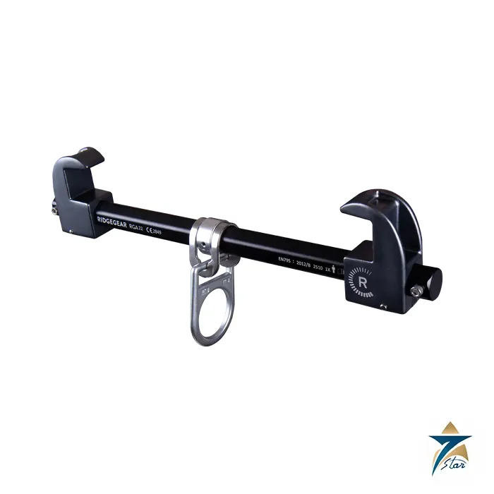 Ridgegear RGA22 sliding beam anchor trolley with D-ring