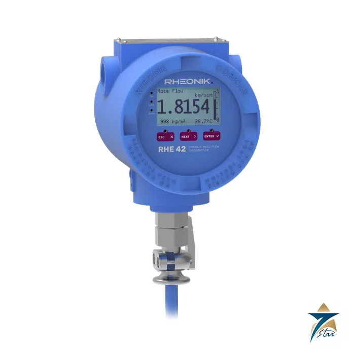 Rheonik RHE42 all-digital field mount Coriolis transmitter (RHE42 family photo)