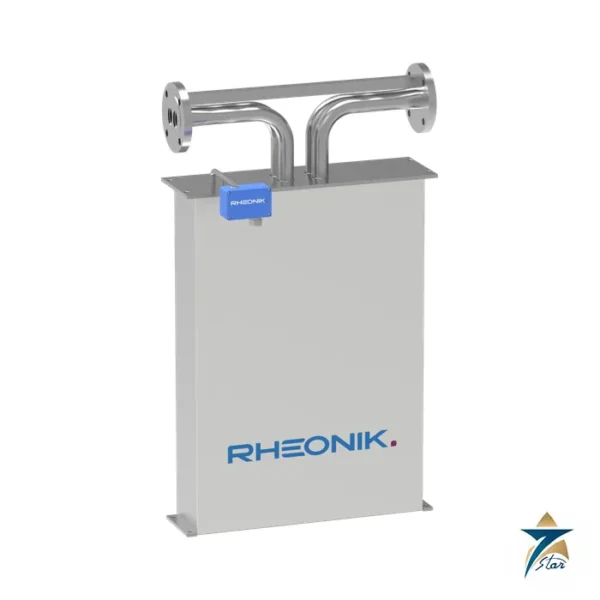 Rheonik RHM40 Coriolis mass flow sensor with 3 in flanges (RHM40 family photo)