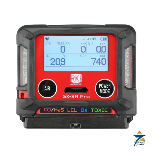 RKI GX-3R Pro five-gas personal monitor