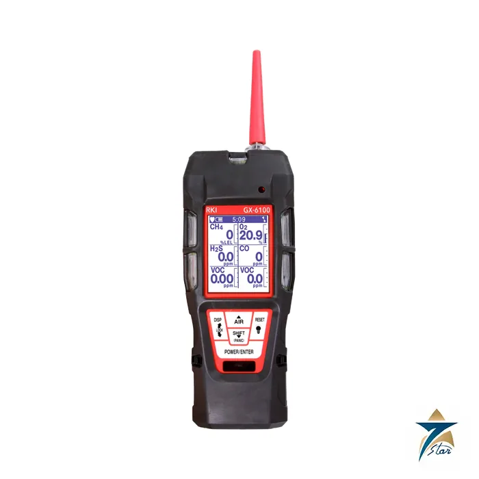 rki-gx-6100 RKI GX-6100 six-gas sample-draw gas detector