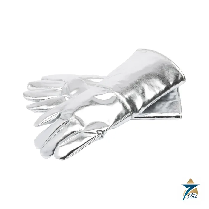 safco-s40 Safco Italia S40 aluminized five-finger heat resistant glove