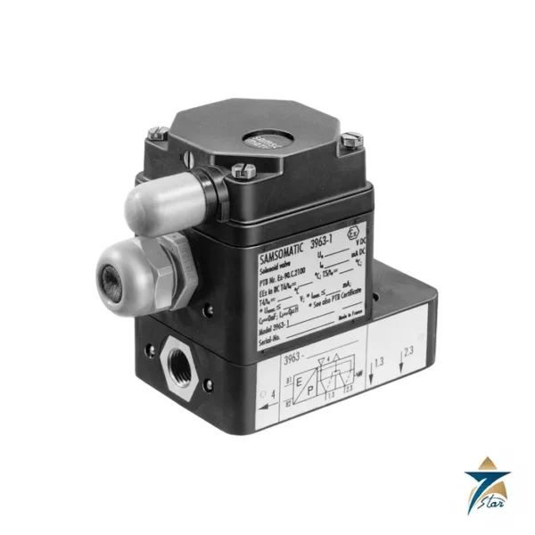 SAMSON Type 3963 Solenoid Valve for Pneumatic Actuators Supplied by Seven Star LLC