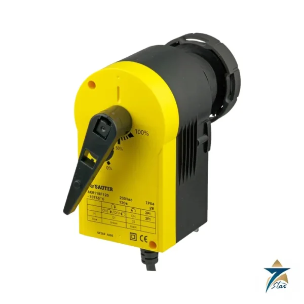 Sauter AKM115F120 rotary actuator for ball valve