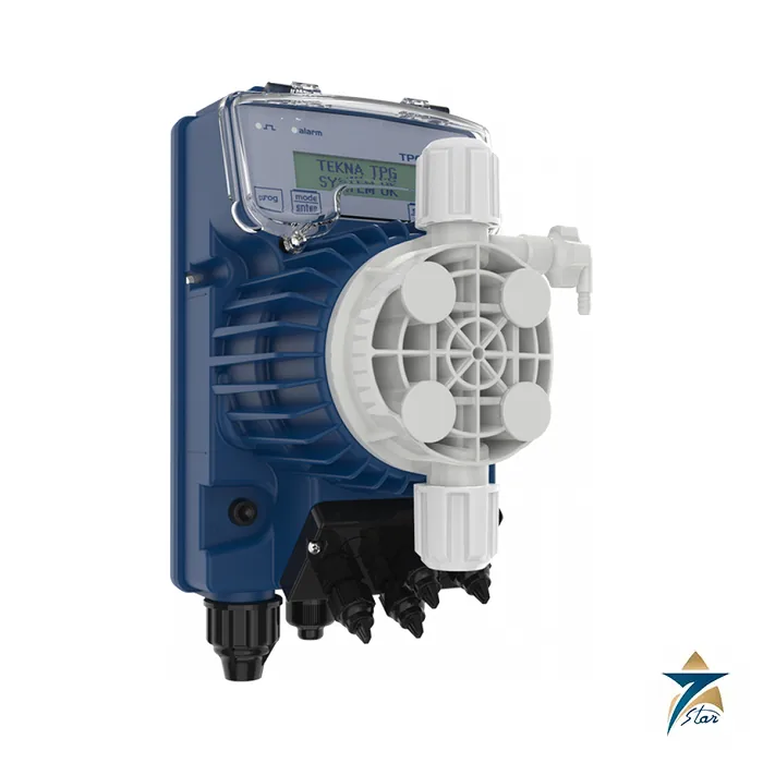 SEKO Tekna TPG solenoid dosing pump with PVDF head and display (family image for the Tekna TPG series) SEKO Tekna TPG solenoid dosing pump with PVDF head and display (family image for the Tekna TPG series)