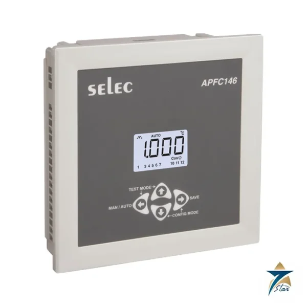 Selec APFC146 144x144 mm 12-stage automatic power factor controller