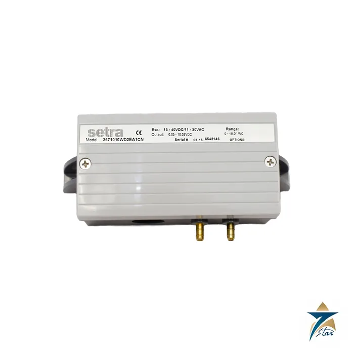 Setra 267 Very Low Differential Pressure Transducer Setra 267 Very Low Differential Pressure Transducer Supplied by Seven Star LLC