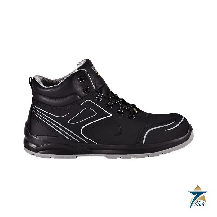 sj-cadors3mid Safety Jogger Cador S3 Mid black synthetic nubuck mid-cut ESD safety boot