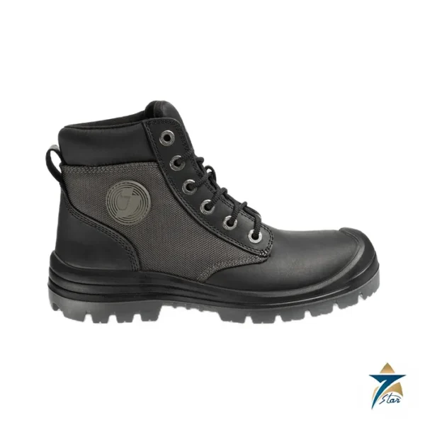 Safety Jogger Dakar EW S3 black leather extra-wide steel toe safety boot