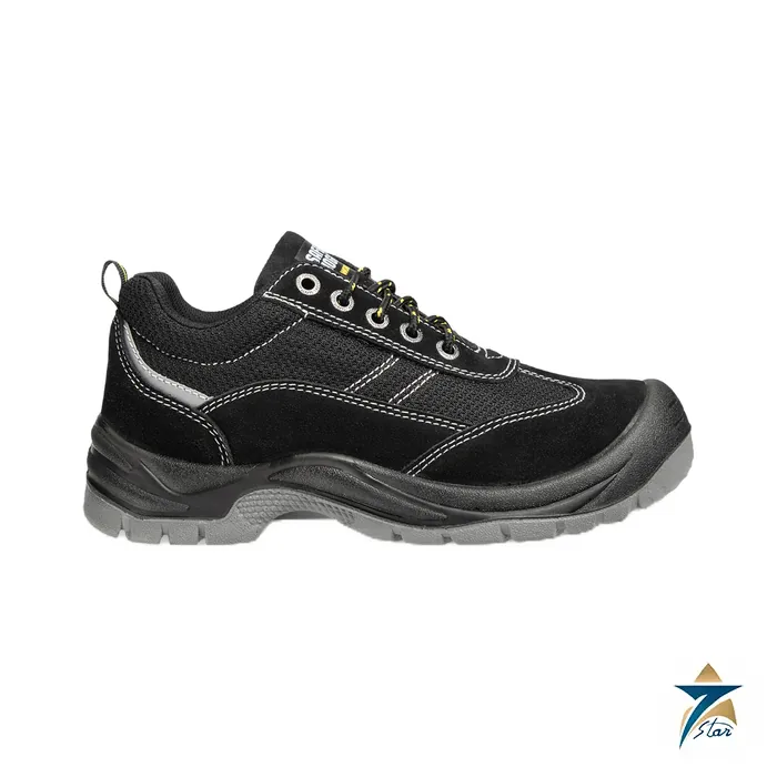 Safety Jogger Gobi S1P black suede and mesh steel toe safety shoe