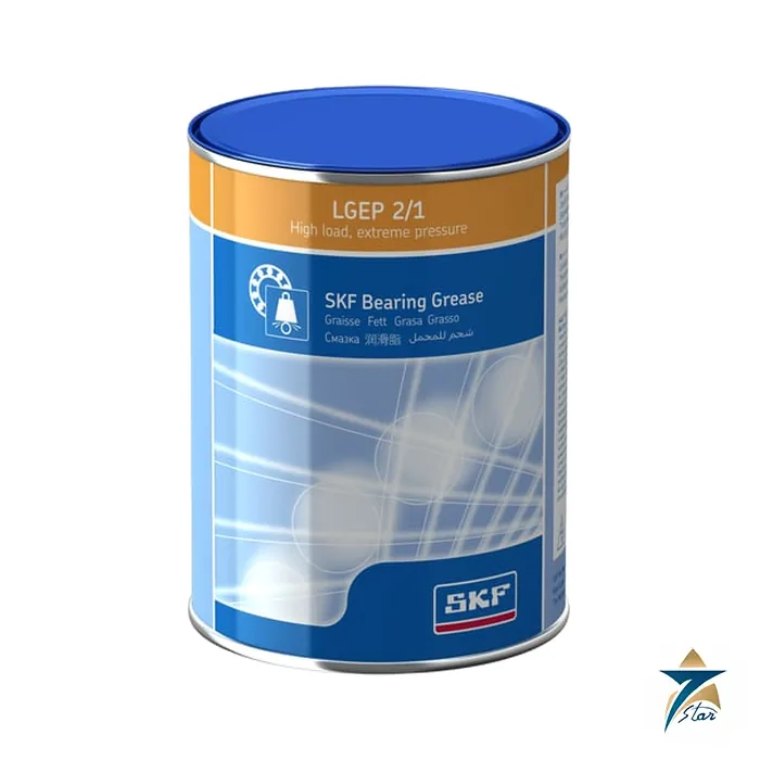 skf-lgep-2 SKF LGEP 2/1 extreme pressure bearing grease, 1 kg can