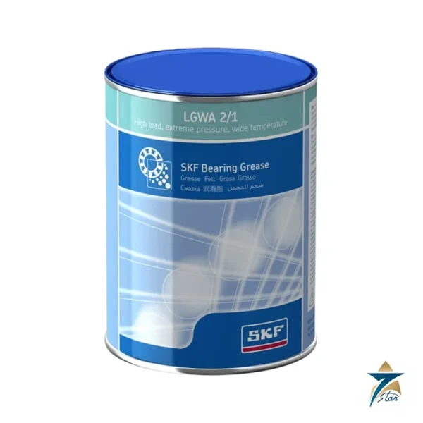 SKF LGWA 2/1 extreme pressure bearing grease, 1 kg can