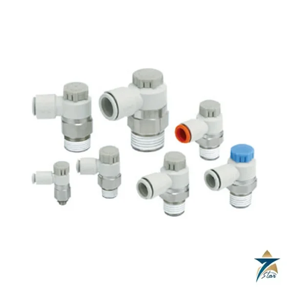 SMC AS2201F-01-06 Speed Controller 6 mm Tube, R1/8
