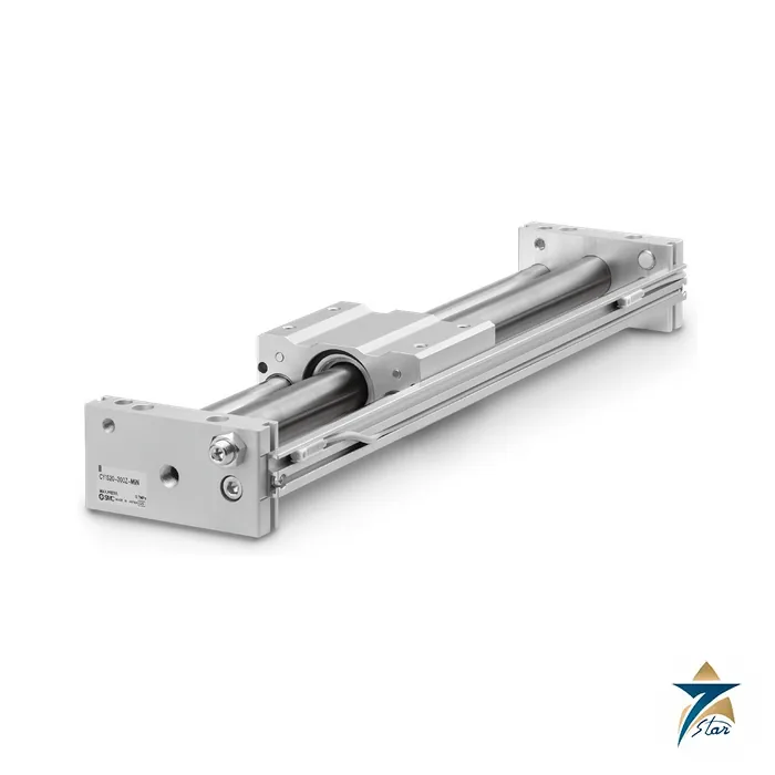 smc-cy1s20-300z SMC CY1S series magnetically coupled rodless cylinder (catalogue photo, labelled CY1S20-300Z-M9N with auto switch)