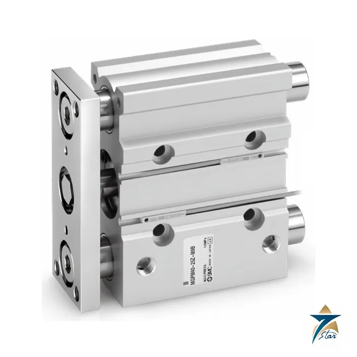 smc-mgpm40-25z SMC MGP series compact guide cylinder (catalogue photo, labelled MGPM40-25Z-M9B with auto switch)