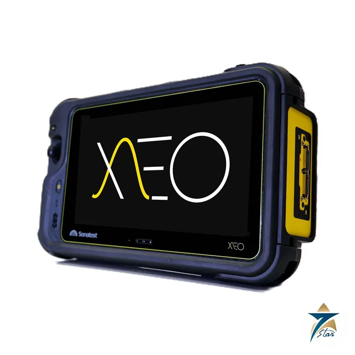 sonatest-xeo Sonatest XEO phased array tablet-style flaw detector, front view