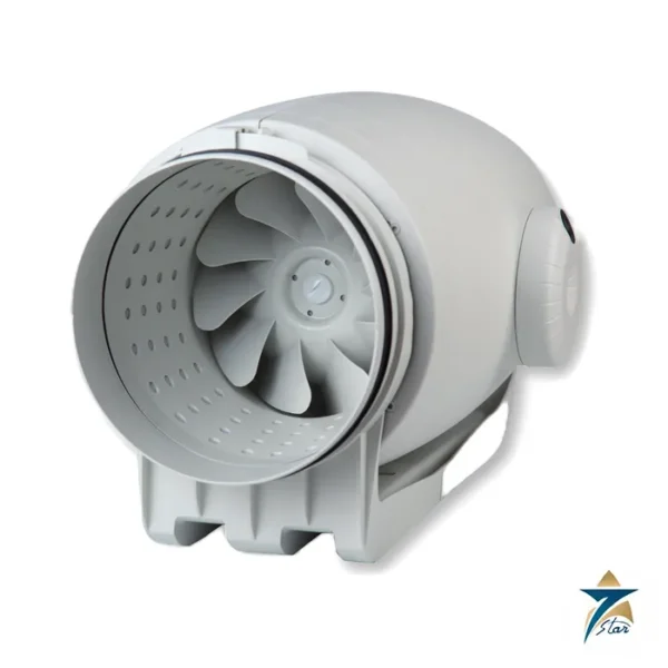 Soler & Palau TD-SILENT ultra-quiet in-line mixed flow duct fan (series photo, models 160 to 1000)