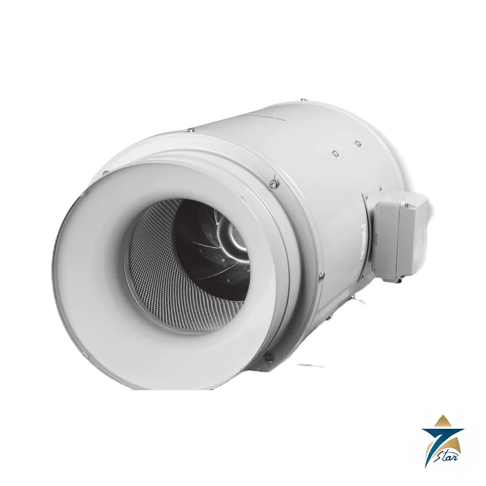 Soler & Palau TD-SILENT in-line duct fan (series photo, models 1300 and 2000, steel construction)