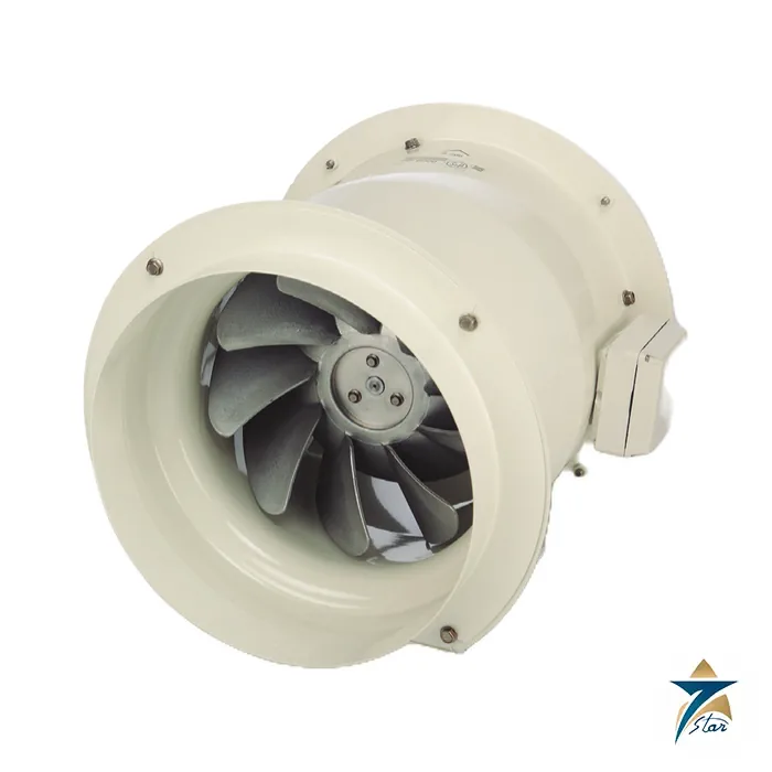 sp-td-4000-355-trif Soler & Palau TD-MIXVENT in-line mixed flow duct fan (series photo, TD-4000 and TD-6000 steel construction)