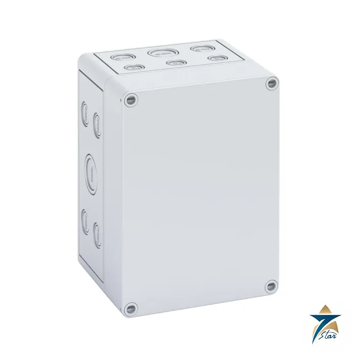 spelsberg-tk-pc-1813-11-m Spelsberg TK PC 1813-11-m grey polycarbonate empty enclosure with knockouts