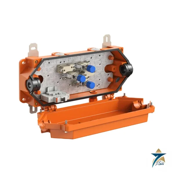 Spelsberg WKE Rapid-Box HT orange fire-resistant junction box