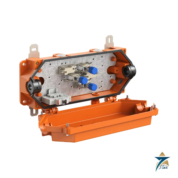 Spelsberg WKE Rapid-Box HT orange fire-resistant junction box