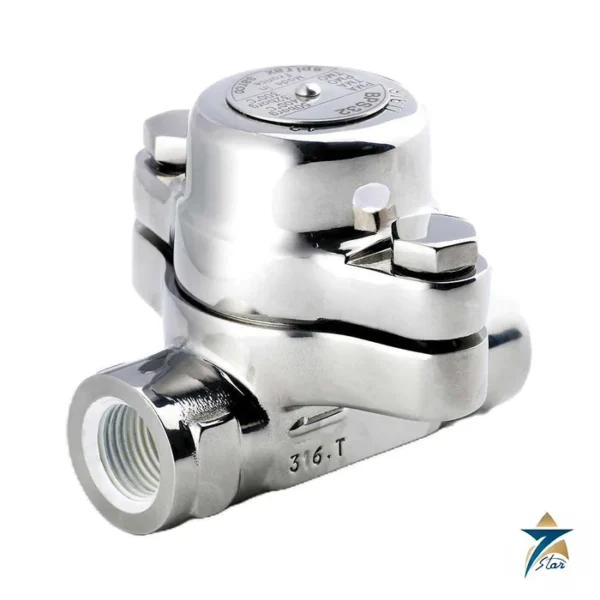 Spirax Sarco BPS32 stainless steel balanced pressure thermostatic steam trap with screwed connection